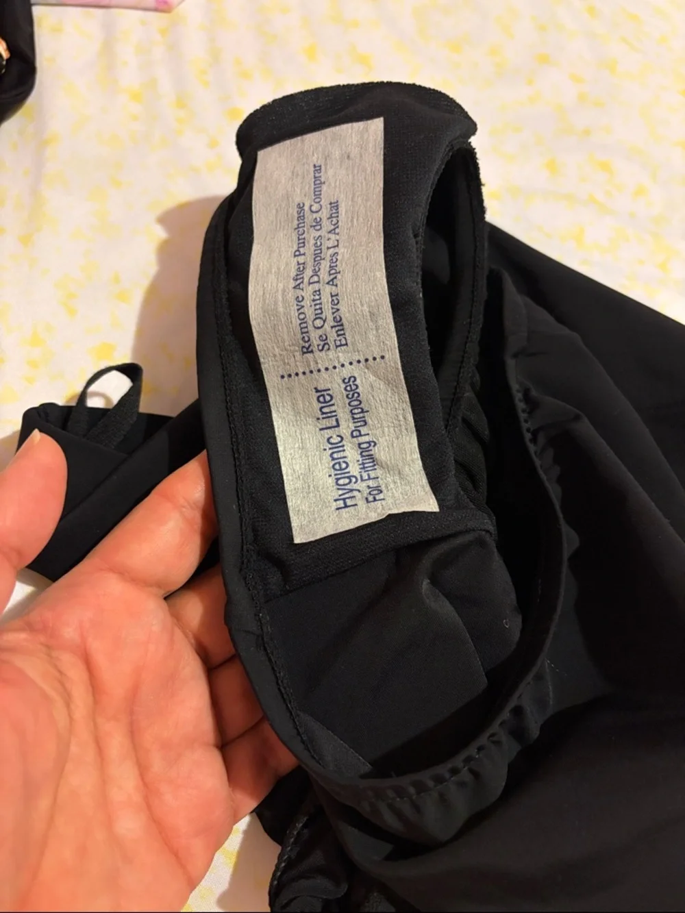 Swim Solutions women Black High-Waist One-Piece Swim Bottom - Picture 2 of 3